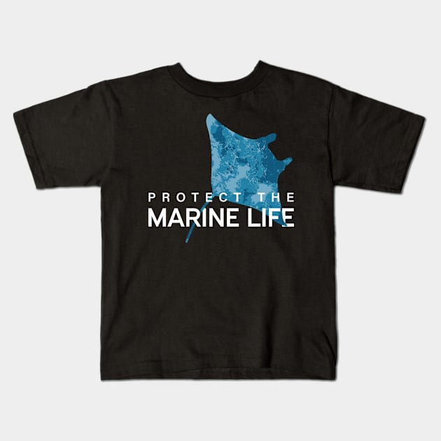 Aquatic Animal Climate Change Protect Marine Life Kids T-Shirt by ElusiveIntro